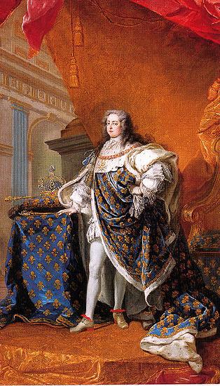 Charles-Amedee-Philippe van Loo Portrait of Louis XV of France Norge oil painting art